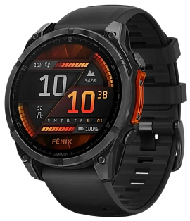 Garmin Fenix 8 AMOLED 47 мм (черный корпус/черный ремешок)
