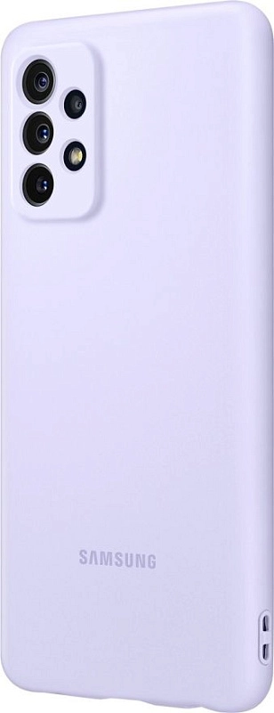 Чехол-накладка Silicone Cover для Samsung A72 (фиолетовый) фото 1 Чехол-накладка Silicone Cover для Samsung A72 (фиолетовый) фото 1