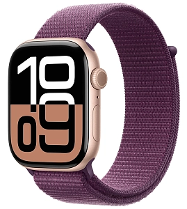 Apple Watch Series 10 46 мм (розовый, нейлон)