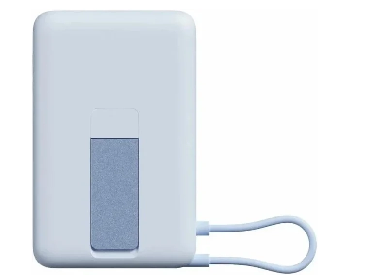 Xiaomi Magnetic Power Bank 10000 with Built-in Stand (WPB1007Z, голубой) фото 1