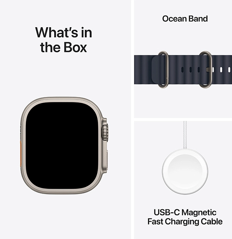 Apple Watch Ultra 2 49 мм (титан/синий) фото 3 Apple Watch Ultra 2 49 мм (титан/синий) фото 3