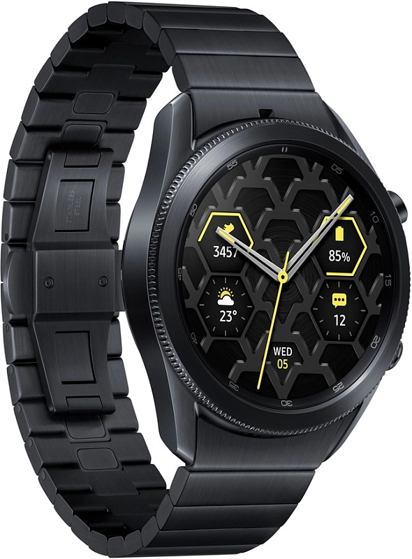Смарт-часы Samsung Galaxy Watch 3 45 мм титан SM-R840 (черный) фото 2 Смарт-часы Samsung Galaxy Watch 3 45 мм титан SM-R840 (черный) фото 2
