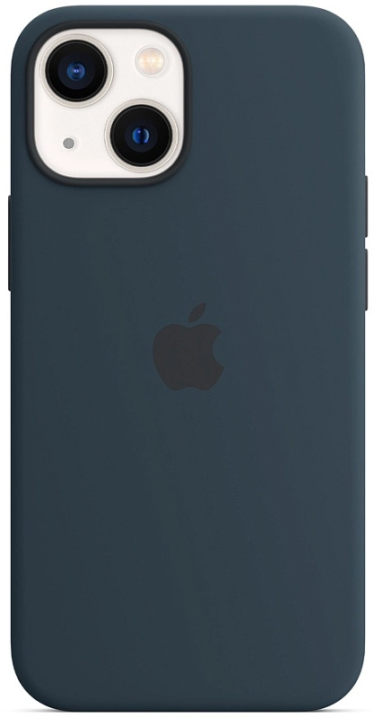 Apple для iPhone 13 mini Silicone Case with MagSafe (синяя бездна) фото 1 Apple для iPhone 13 mini Silicone Case with MagSafe (синяя бездна) фото 1