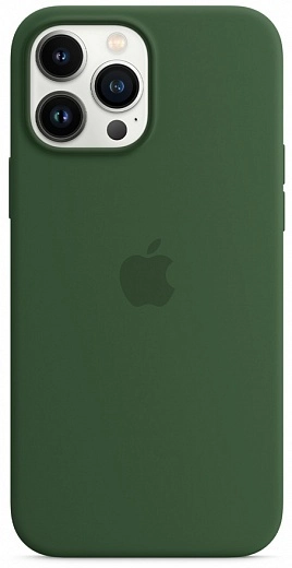 Чехол Apple для iPhone 13 Pro Max Silicone Case with MagSafe (клевер)