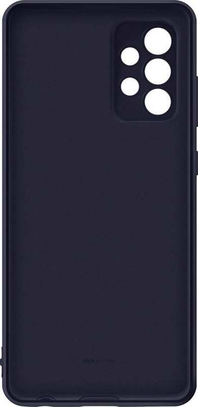 Чехол-накладка Silicone Cover для Samsung A72 (черный) фото 5 Чехол-накладка Silicone Cover для Samsung A72 (черный) фото 5