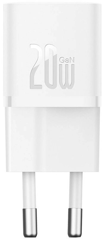 Baseus GaN5 Fast Charger mini 1C 20W (белый) фото 1 Baseus GaN5 Fast Charger mini 1C 20W (белый) фото 1