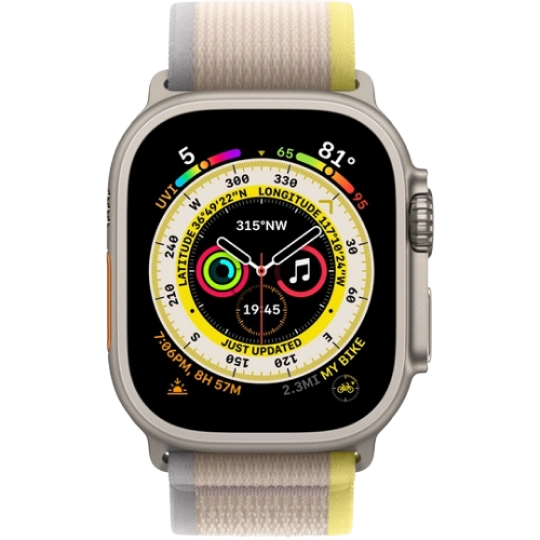 Apple Watch Ultra M/L + скретч-карта (желтый/бежевый) фото 1 Apple Watch Ultra M/L + скретч-карта (желтый/бежевый) фото 1