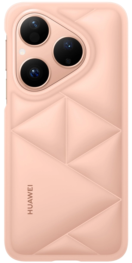 Cloud Vegan Leather Case для Huawei Pura 80 (оранжевый)