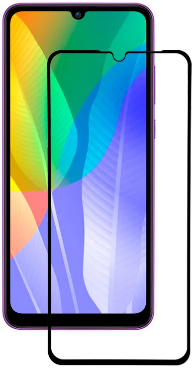 CASE Full Glue для Huawei Y6p (черная рамка)