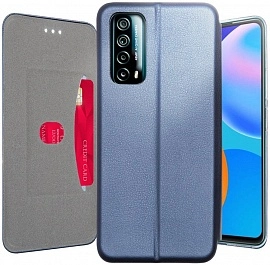 Чехол-книжка Volare Rosso Prime для Huawei P Smart 2021 (синий)