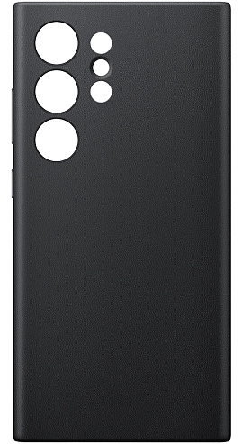 Vegan Leather Case для Samsung S24 Ultra (черный)