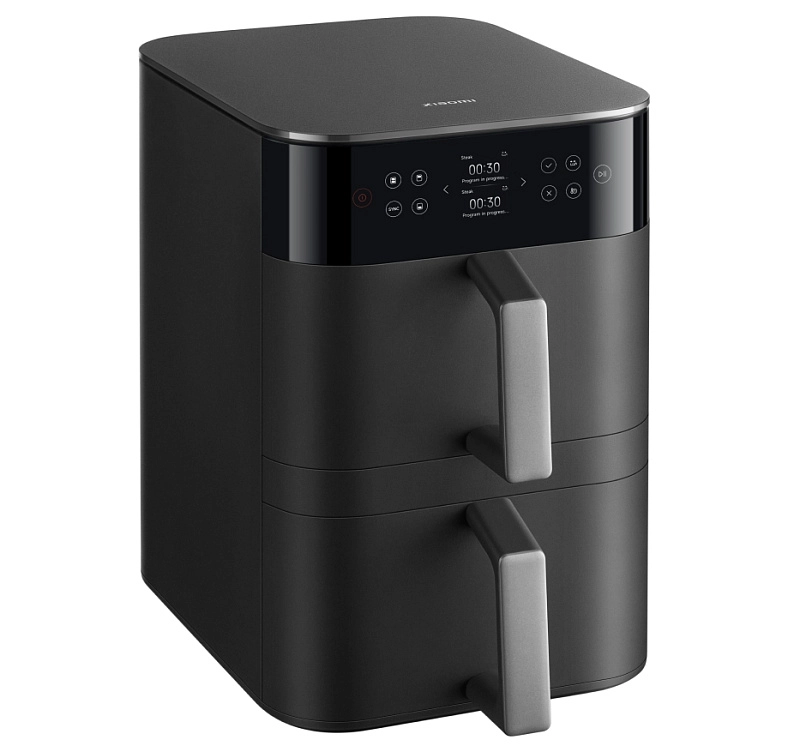 Xiaomi Smart Double Stack Air Fryer 12L (MAFDS1201, черный) фото 1