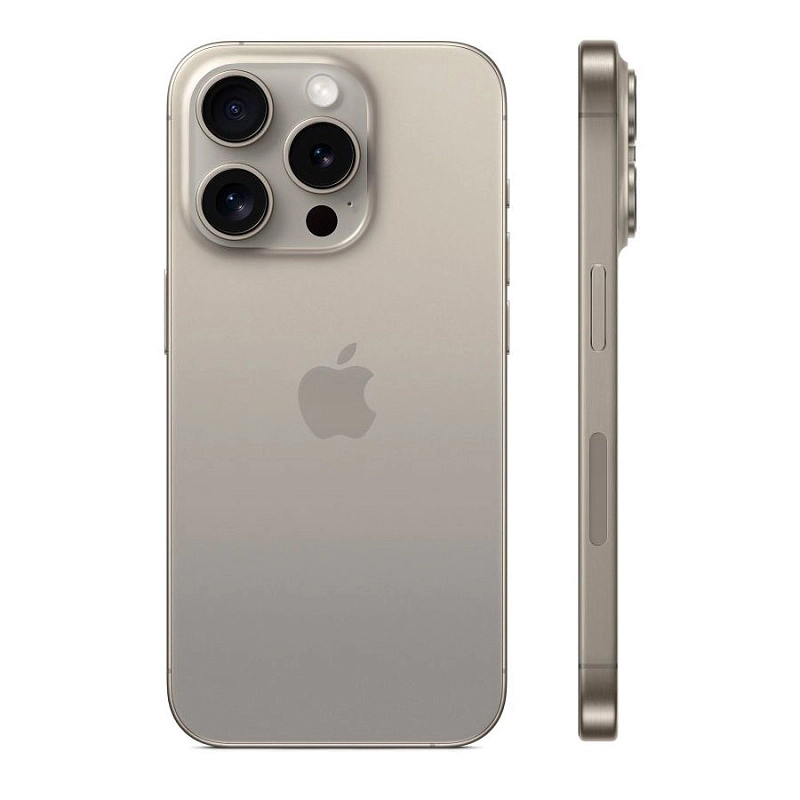 Apple iPhone 15 Pro 128GB, SIM+eSIM (природный титан) фото 3 Apple iPhone 15 Pro 128GB, SIM+eSIM (природный титан) фото 3