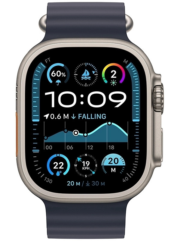 Apple Watch Ultra 2 49 мм (титан/синий) фото 1 Apple Watch Ultra 2 49 мм (титан/синий) фото 1
