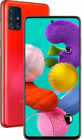 Смартфон Samsung Galaxy A51 6/128GB A515 (красный)