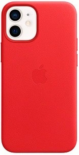 Apple для iPhone 12 mini Leather Case with MagSafe (PRODUCT)RED
