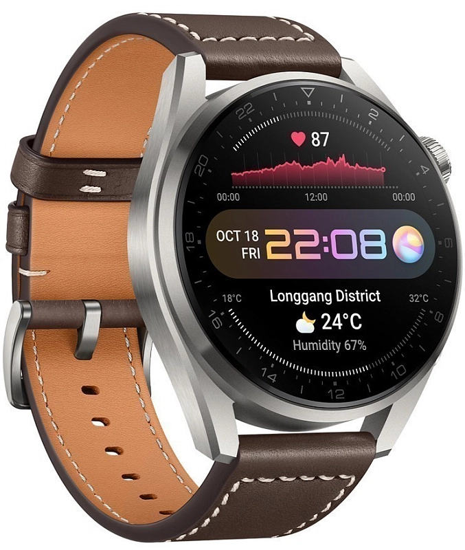 Huawei Watch 3 Pro Classic 48 мм (коричневый) фото 1 Huawei Watch 3 Pro Classic 48 мм (коричневый) фото 1