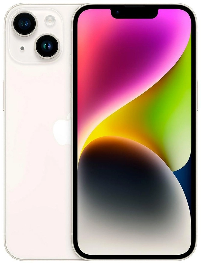 Apple iPhone 14 128GB (A2884, 2 SIM) (сияющая звезда)
