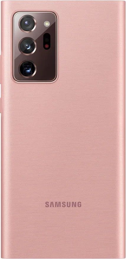 Чехол-книжка Smart Clear View Cover для Samsung Galaxy Note20 Ultra (бронзовый) Чехол-книжка Smart Clear View Cover для Samsung Galaxy Note20 Ultra (бронзовый)