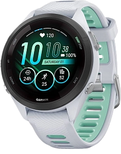 Garmin Forerunner 265S 42 мм (белый корпус/бело-мятный ремешок)