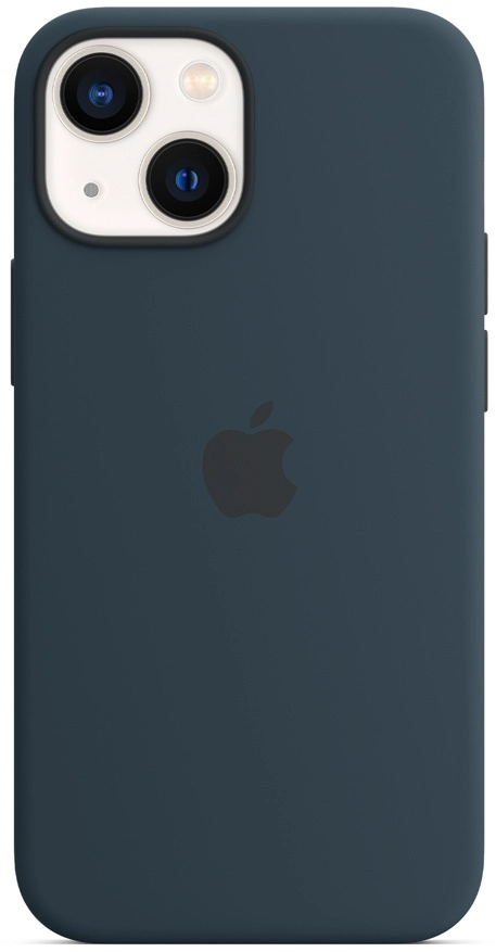 Apple для iPhone 13 mini Silicone Case with MagSafe (синяя бездна) Apple для iPhone 13 mini Silicone Case with MagSafe (синяя бездна)