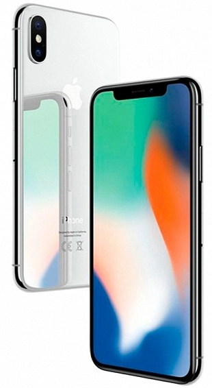 Apple iPhone X 64GB Грейд B (серебристый) фото 3