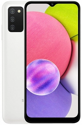 Смартфон Samsung Galaxy A03s 3/32GB A037 (белый)