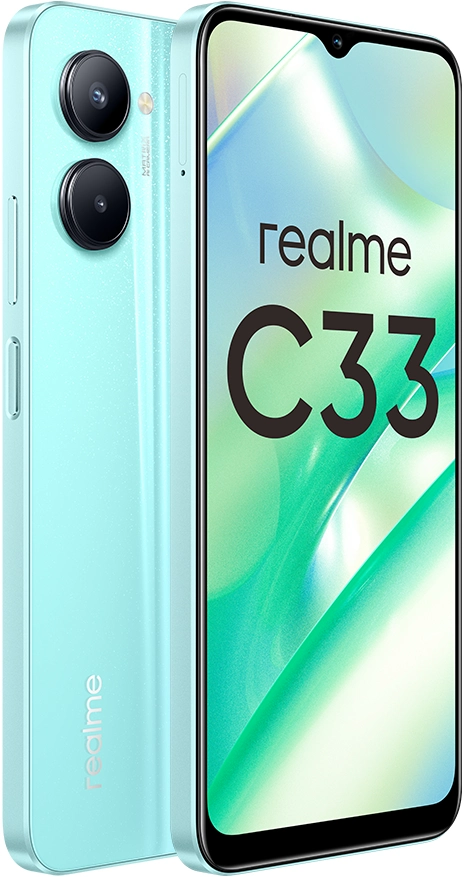 realme C33 4/128GB NFC (голубой)