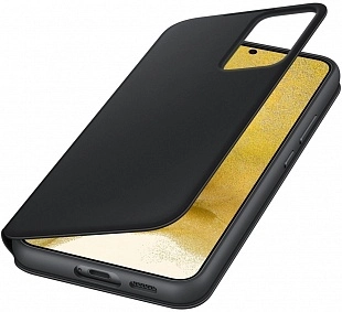 Smart Clear View Cover для Samsung S22+ (черный) фото 4