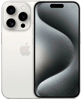 Apple iPhone 15 Pro 256GB  (SIM+eSIM) (белый титан)
