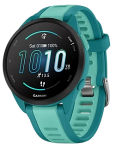 Garmin Forerunner 165 Music 43 мм (бирюзовый корпус/ремешок аква)