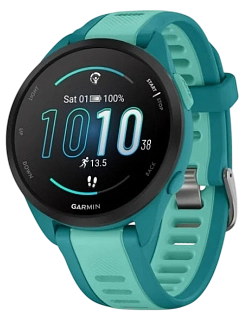 Garmin Forerunner 165 Music 43 мм (бирюзовый корпус/ремешок аква)