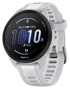 Garmin Forerunner 165 Music 43 мм корпус (серый туман/ремешок белый камень)