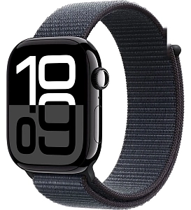 Apple Watch Series 10 46 мм (черный, нейлон)