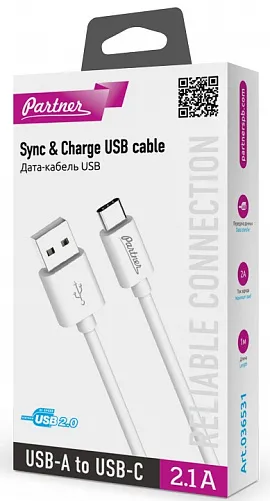 Data-кабель Partner type-C 1м