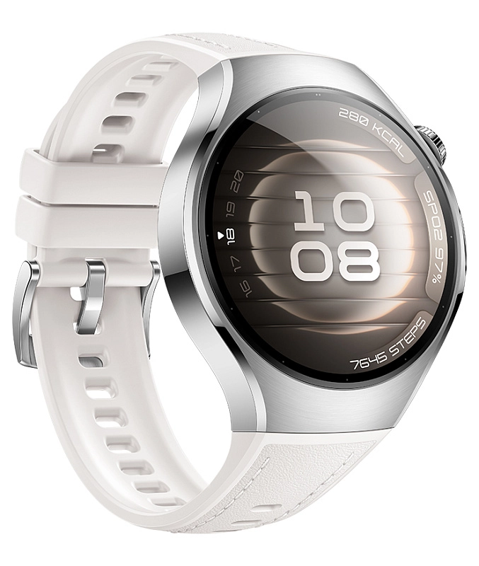 Huawei Watch 5 42 мм LTE SOC-AL00 (стальной, белый) фото 4 Huawei Watch 5 42 мм LTE SOC-AL00 (стальной, белый) фото 4