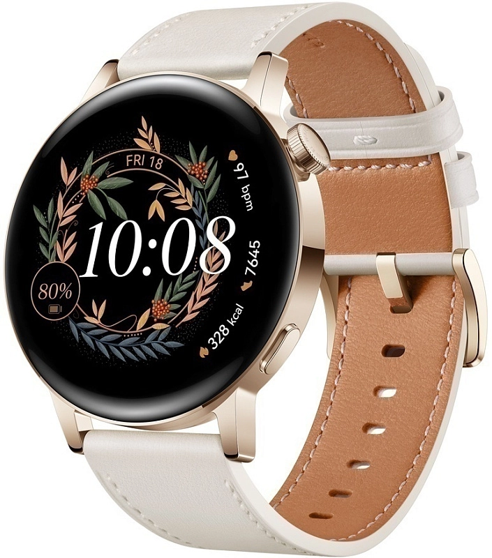 Huawei Watch GT 3 42 мм Elegant (белый) фото 2 Huawei Watch GT 3 42 мм Elegant (белый) фото 2