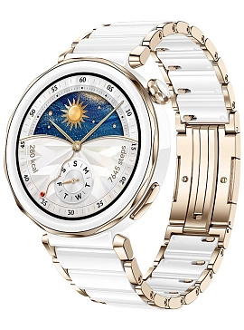 Huawei Watch GT 5 Pro 42 мм, керамика (белый)
