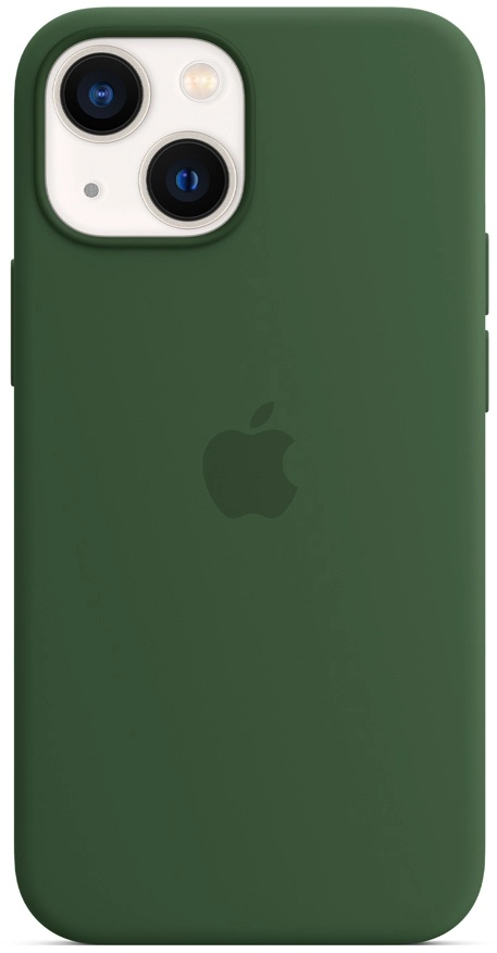 Apple для iPhone 13 mini Silicone Case with MagSafe (клевер) Apple для iPhone 13 mini Silicone Case with MagSafe (клевер)
