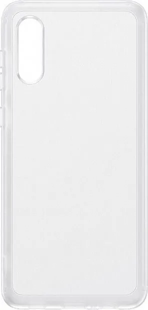Чехол-накладка Soft Clear Cover для Samsung A02 (прозрачный) фото 3