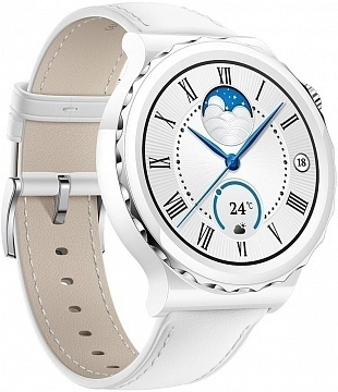 Huawei Watch GT 3 Pro 43 мм белый/кожа фото 8