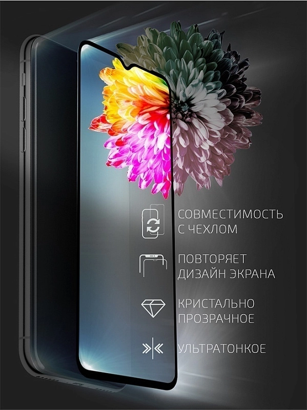 Needson Glow для realme C35 (черная рамка) фото 3 Needson Glow для realme C35 (черная рамка) фото 3