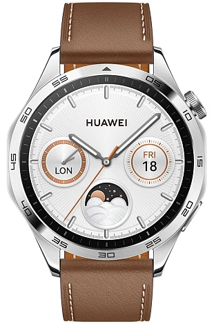 Huawei Watch GT 4 46 мм кожа (коричневый) фото 2