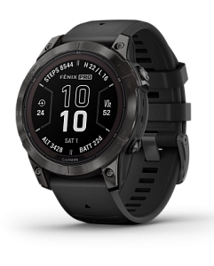 Garmin Fenix 7 Pro Sapphire Solar 47 мм (черный корпус/черный ремешок)