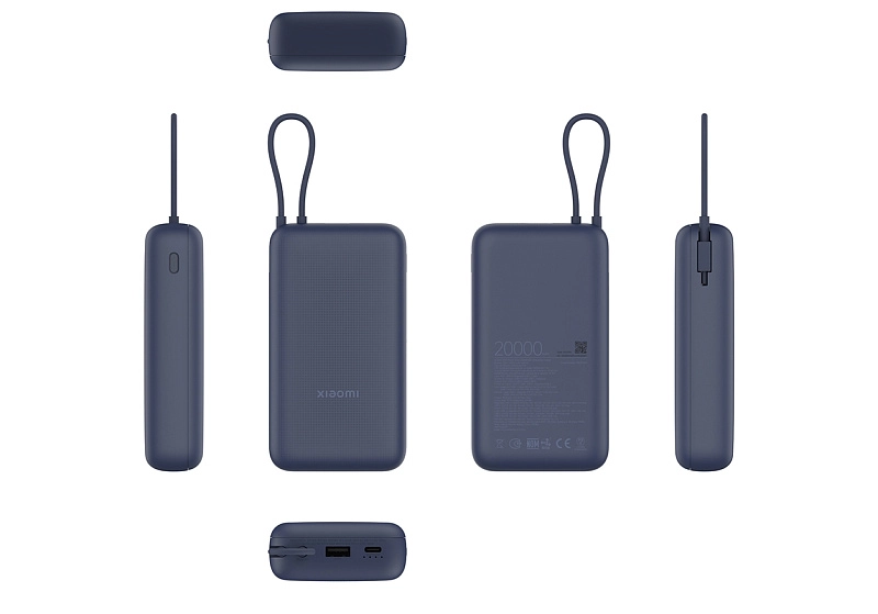 Xiaomi 33W Power Bank 20000mAh (голубой) фото 1 Xiaomi 33W Power Bank 20000mAh (голубой) фото 1