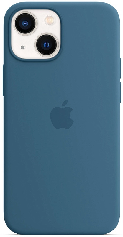 Apple для iPhone 13 mini Silicone Case with MagSafe (голубая сойка) фото 1 Apple для iPhone 13 mini Silicone Case with MagSafe (голубая сойка) фото 1