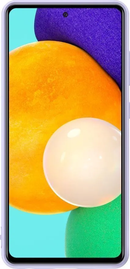 Чехол-накладка Silicone Cover для Samsung A52 (фиолетовый)