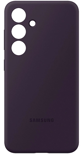 Silicone Case для Samsung S24 (темно фиолетовый)