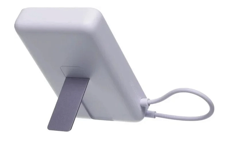 Xiaomi Magnetic Power Bank 10000 with Built-in Stand (WPB1007Z, фиолетовый) фото 5