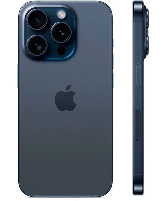 Apple iPhone 15 Pro Max 256GB, SIM+eSIM (синий титан) фото 1 Apple iPhone 15 Pro Max 256GB, SIM+eSIM (синий титан) фото 1